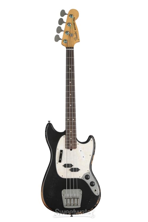 Amazon | Fender エレキベース JMJ Road Worn® Mustang® Bass, Black